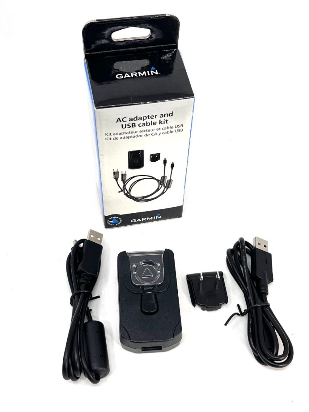 NOS Authentic Garmin AC Adapter and USB Cable Kit 010-11478-02